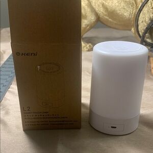 Keni Smart Touch Lamp in White